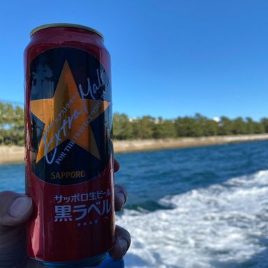 釣りとビール