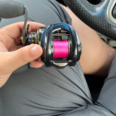 SHIMANO PITBULL 8+ 1号/150m/ピンク