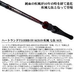 DAIWA 14ハートランド AGS 751HRB-SV AGS19の最安値・インプレ・釣果 