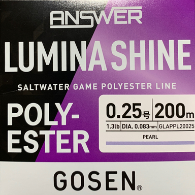GOSEN ANSWER LUMINA SHINE PEARL / 0.25号 / 1.3lb