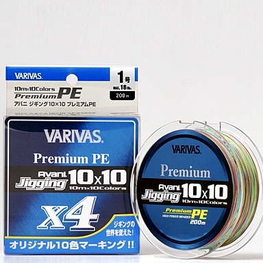 VARIVAS Avani Jigging 10×10 Premium PE X4 1.2号