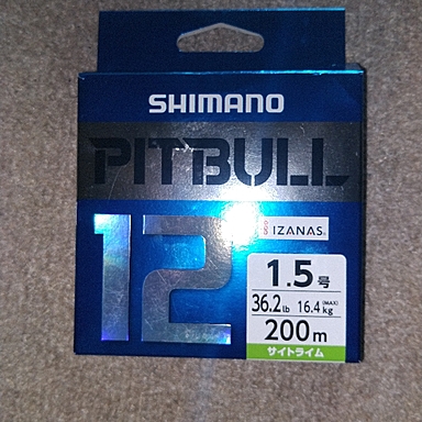 SHIMANO PITBULL12 1.5号/36.2lb 1.5号/ 36.2lb