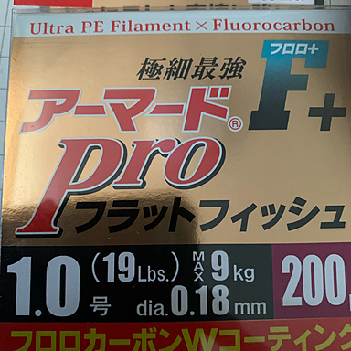 DUEL ARMORED F+ Pro フラットフィッシュ 1.0号/19Lbs.