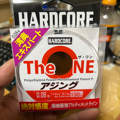 DUEL HARDCORE  The ONE アジング 0.08号/1.6Lb.