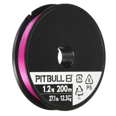 SHIMANO PITBULL 8+ 1.2号/200m/ピンク