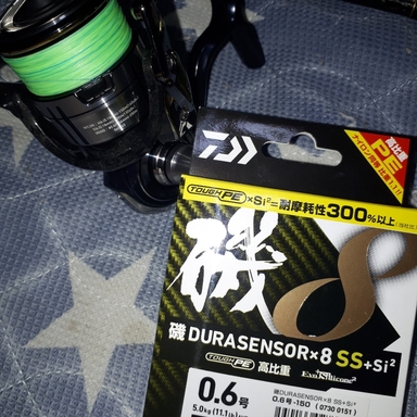 DAIWA ISO DURA SENSOR X8 SS +Si² 0.6号/150m/グリーン