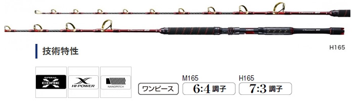 シマノ チェルマーレ BG M165