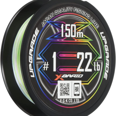 YGKよつあみ XBRAID UPGRADE X8 PENTAGRAM 1.5号/30lb/150m/5カラー