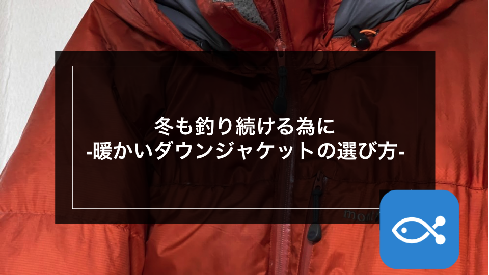 【ブラックバス】冬も釣り続ける為に-暖かいダウンジャケットの選び方-