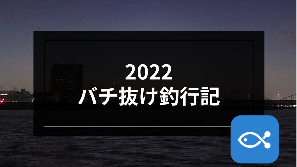 【シーバス】2022バチ抜け釣行記