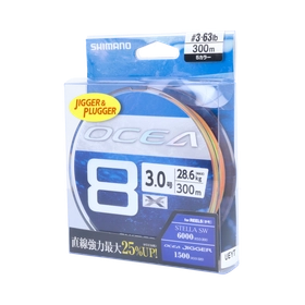 SHIMANO オシア 8 PE 3.0号/5色/300mの最安値・インプレ・釣果