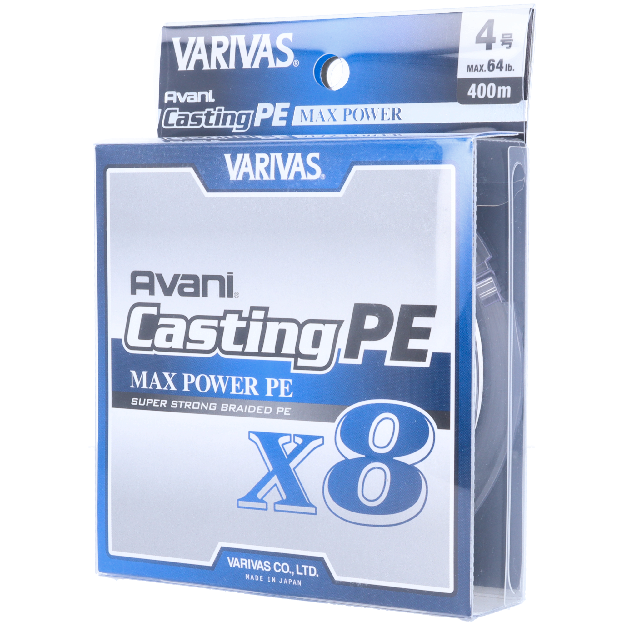 VARIVAS アバニ®︎ キャスティング PE マックスパワー X8 4.0号/ホワイトベース/300m