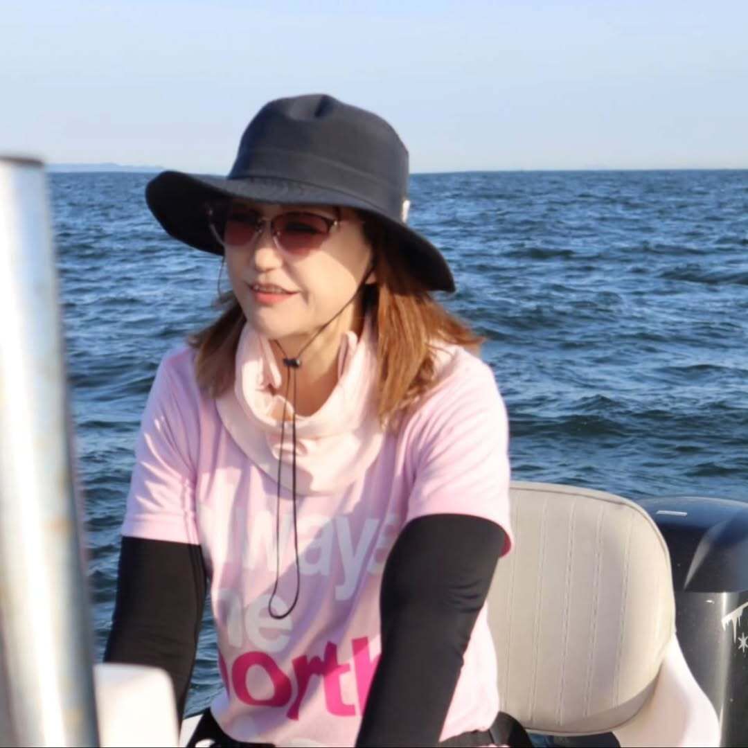 女性船長がご案内します！
女性やお子様連れでも安心です！！