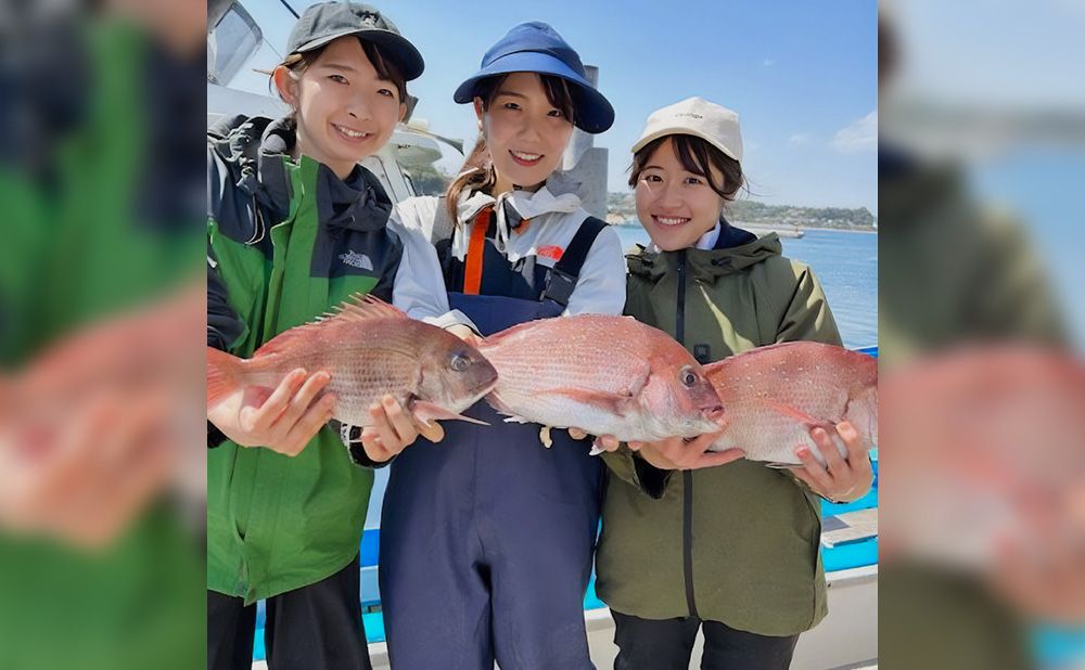 マダイ五目釣り★自家製・三浦野菜付★金重丸の貸切・チャータープラン