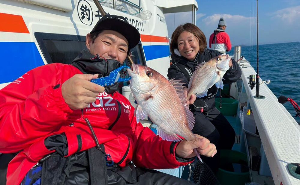 【午前便】一つテンヤで誘うマダイ釣り（タイラバ・タイジグも可）