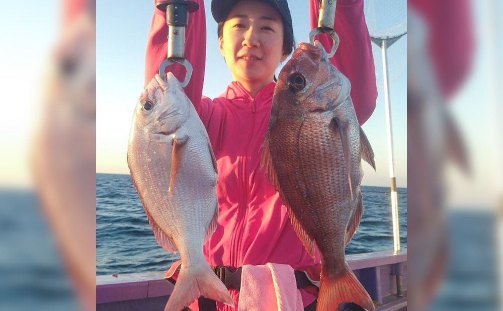 【午後】一つテンヤ・タイラバ・タイジグで狙うマダイ釣り（女性・お子様向け特典あり）