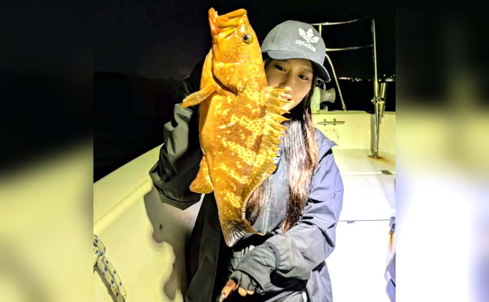 【乗合】キジハタ・カサゴを狙え！3時間ナイト便