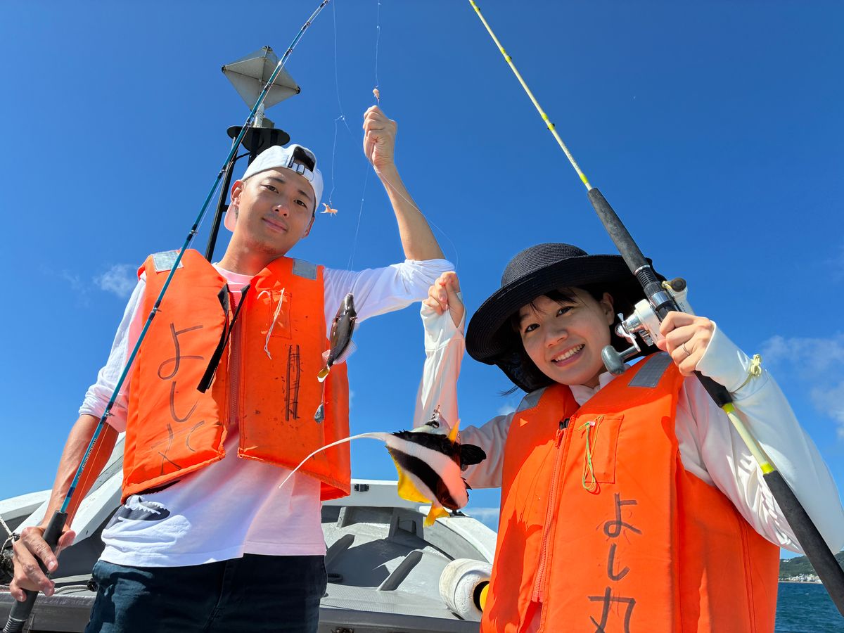 【乗合】2時間手ぶらで釣り体験（2便・12:30~）