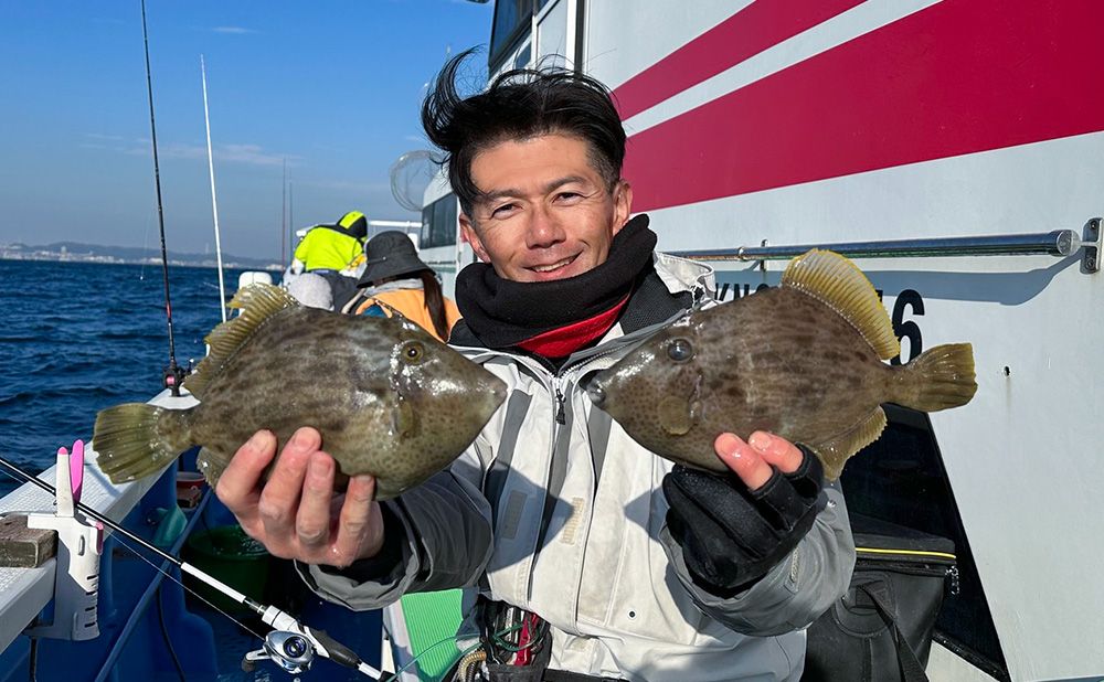 美味しい魚をお持ち帰り!カワハギ乗り合いプラン