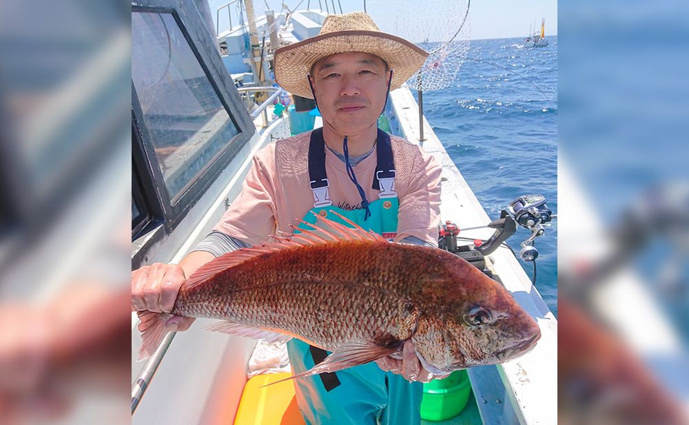 釣果にこだわります！マダイ五目仕立てプラン