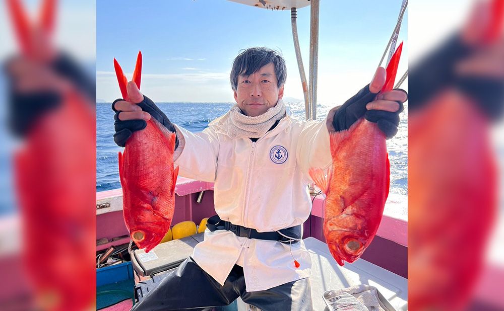 最高品質！超ブランド新島沖GOLDキンメを釣る！新島・大島沖　手ぶらでOK！キンメ餌釣り
オールレンタル（針数15本）