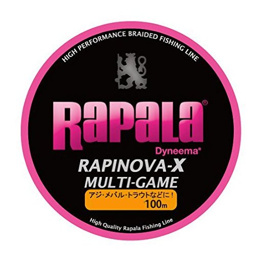 ラパラ ラピノーバ X マルチゲーム ピンク 0.18号/6lb 0.18号/6Lb