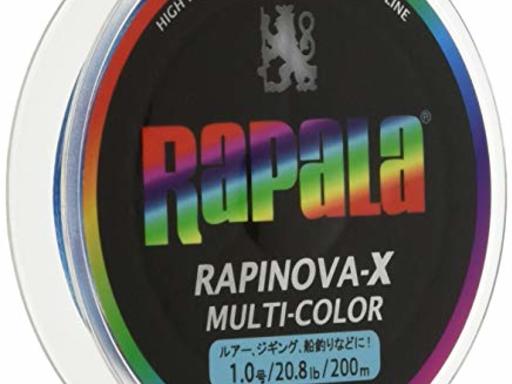 RaPaLa RAPINOVA-X MULTI-COLOR 1号/20.8lb 1.0号/20.8Lb/9.4kg