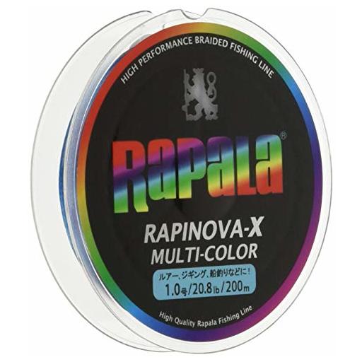 ラパラ ラピノーバ X マルチカラー 1号/20.8lb 1.0号/20.8Lb/9.4kg