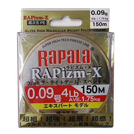 ラパラ ラピズム X 0.09号/4lb 0.09号/4Lb