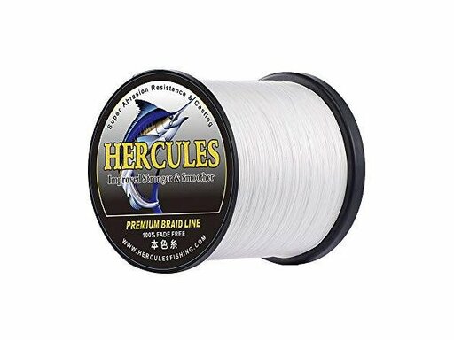 HERCULES ホワイト 4本編み PE BRAIDED LINE