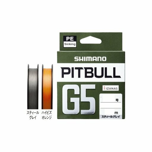 シマノ PITBULL G5 1.5号　25.8lb スティールグレイ