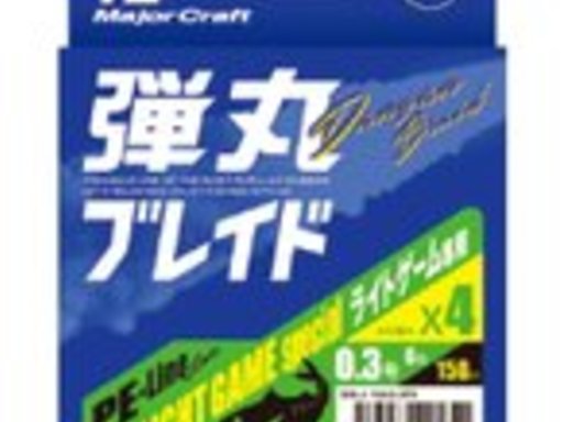 MajorCraft 弾丸ブレイド×4 0.3号/6lb PINK/0.3号/6.0lb