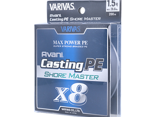 VARIVAS Avani®︎ CASTING PE MAX POWER X8 SHORE MASTER 1号/200m/ホワイト