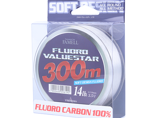 YAMATOYO FLUORO VALUE STAR SOFT 3.5号/14lb/300m/クリア