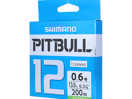 SHIMANO PITBULL 12 0.6号/200m/グリーン