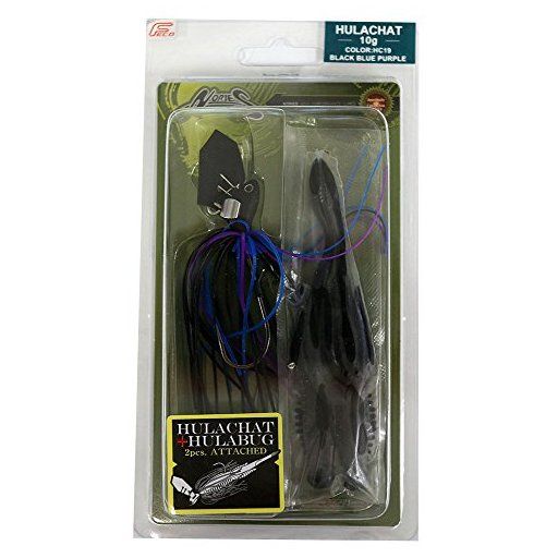 ノリーズ フラチャット10g ブラックブルーパープル