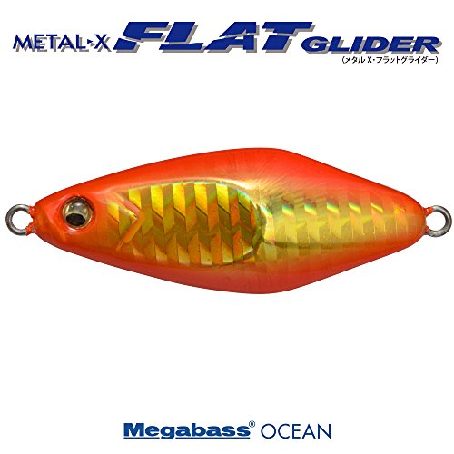 メガバス METAL-X FLAT GLIDER オレンジゴールド