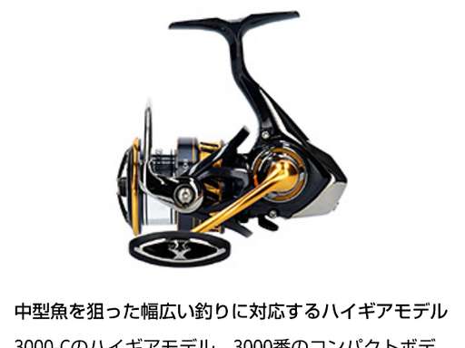 DAIWA REGARIS3000 CHX 3000CHX