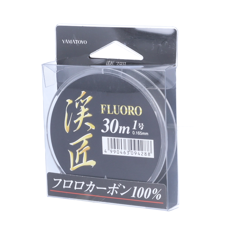 YAMATOYO 渓匠 フロロ 0.8号/3.0lb/クリア/30mの最安値・インプレ