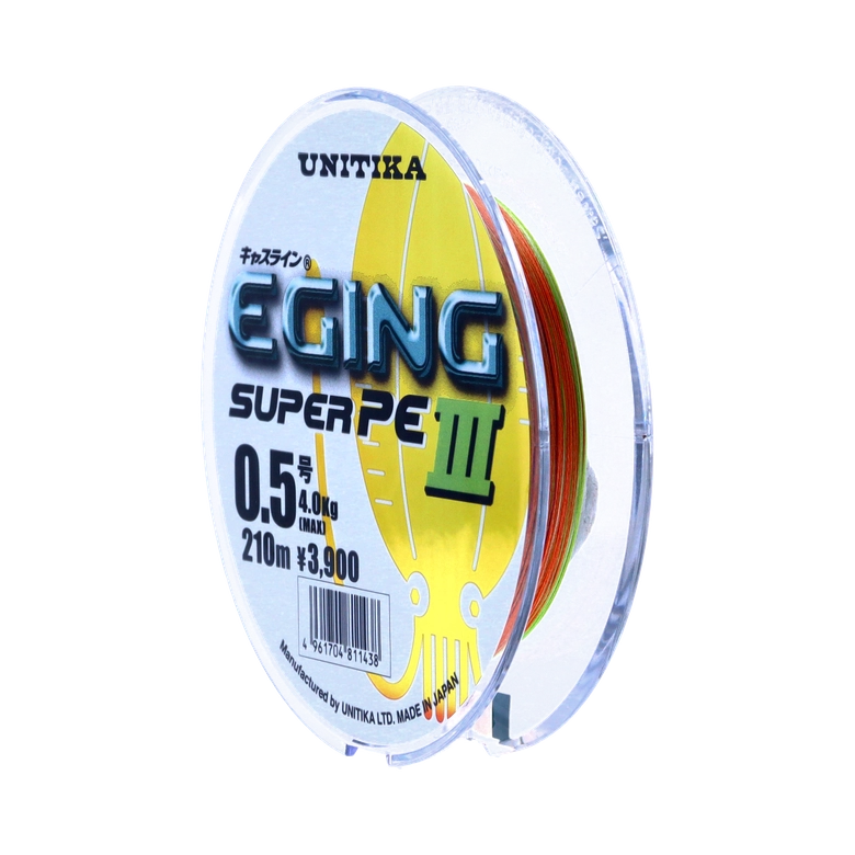 UNITIKA キャスライン® エギング スーパー PE III 0.6号/3色/150mの最