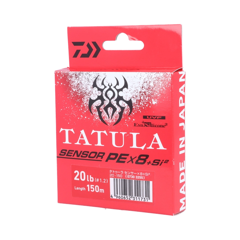 DAIWA UVF タトゥーラ センサー X8 +Si² 1.0号/17.0lb/ライムグリーン