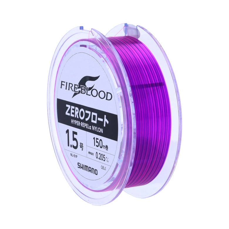 SHIMANO ファイアブラッド ハイパーリペルα ゼロフロート 1.7号/ピンク