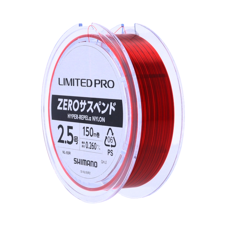 SHIMANO リミテッドプロ 磯 ゼロサスペンド 150m 1.7号/レッド