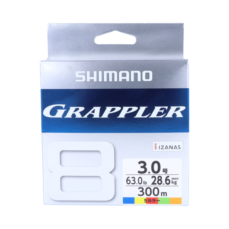 SHIMANO グラップラー 8 PE 1.0号/5色/300mの最安値・インプレ・釣果