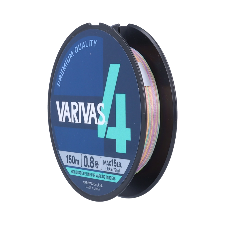 VARIVAS バリバス 4 マーキング 0.8号/5色/150mの最安値・インプレ