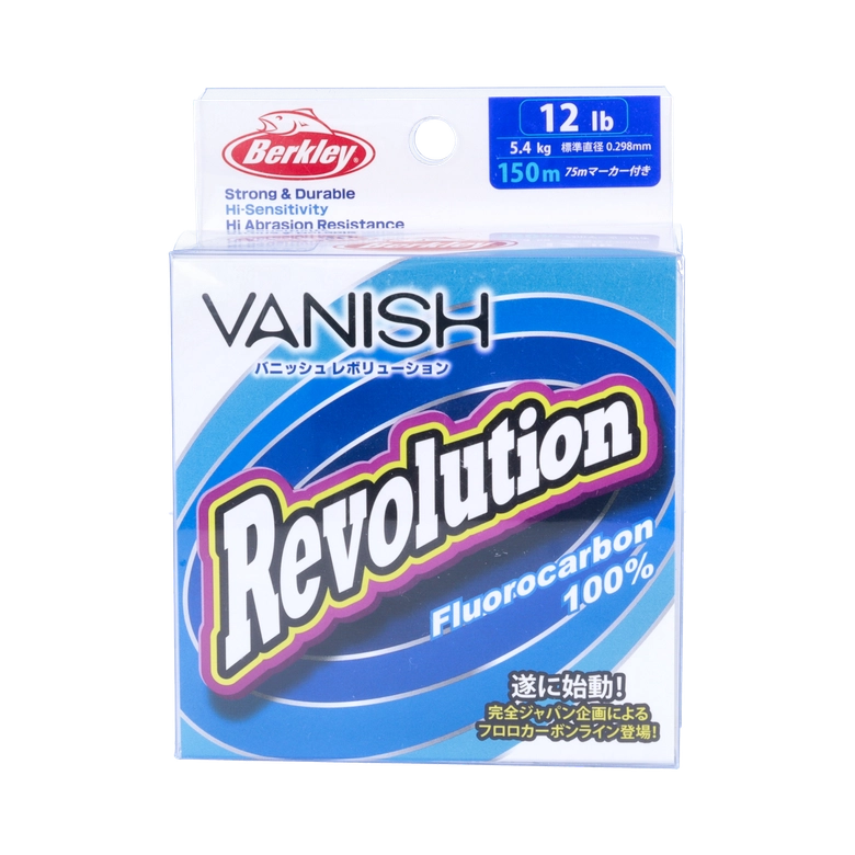  Berkley Vanish Revolution 2LB (0.6), 150m Fluorocarbon Line :  Sports & Outdoors