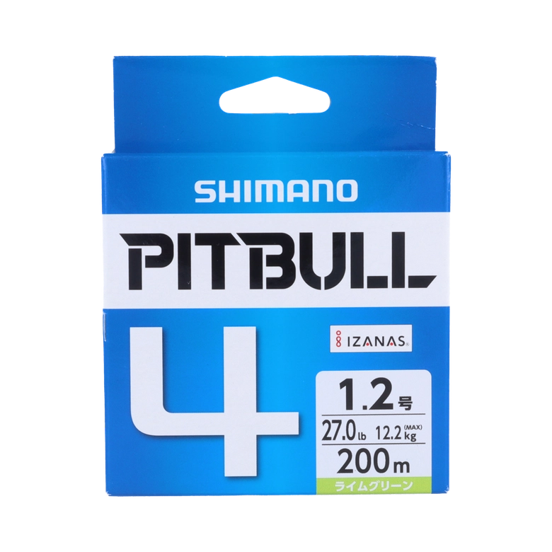SHIMANO ピットブル 4 0.4号/ライムグリーン/150mの最安値