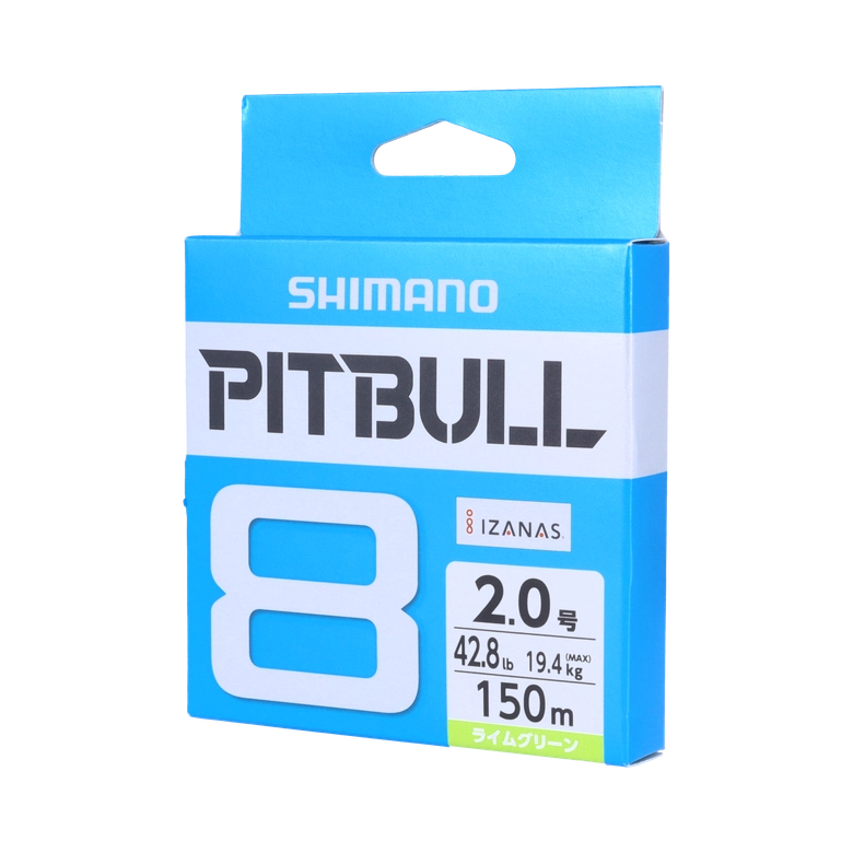 SHIMANO ピットブル 8 1.0号/ライムグリーン/150mの最安値