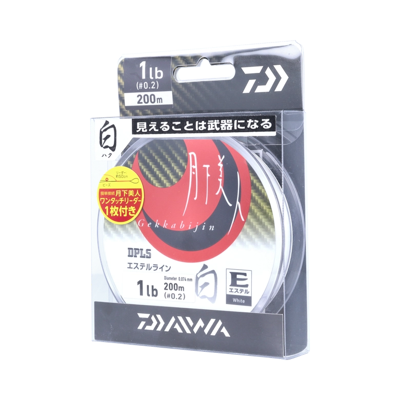 DAIWA 20月下美人 タイプ-E 白 0.3号/1.5lb/ホワイト/200mの最安値