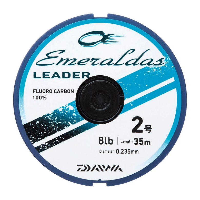 DAIWA エメラルダス リーダー 1.5号/6.0lb/ナチュラルグリーン/35mの最